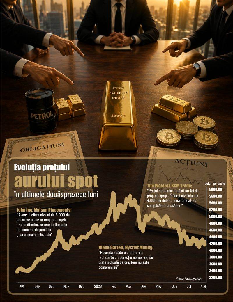 Aurul, la răscruce: de ce analiştii rămân optimişti Aurul, la răscruce: de ce analiştii rămân optimişti